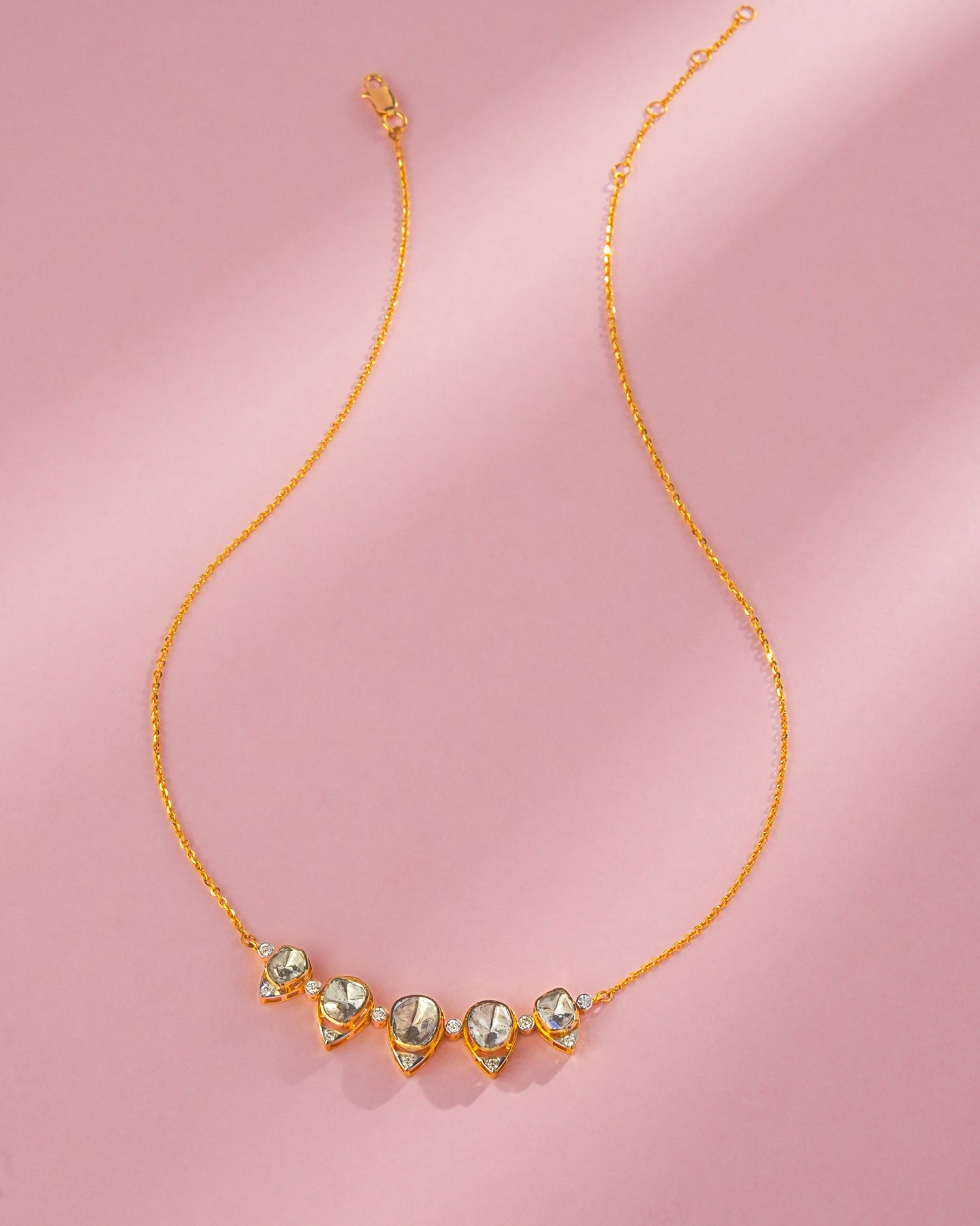 Chloe Polki And Diamond Necklace
