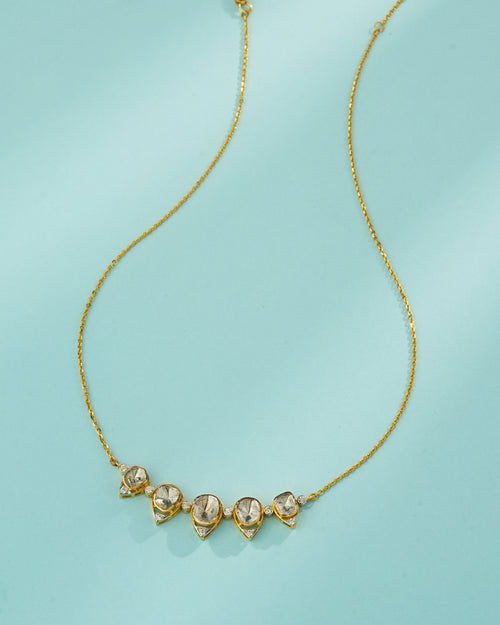 Chloe Polki And Diamond Necklace