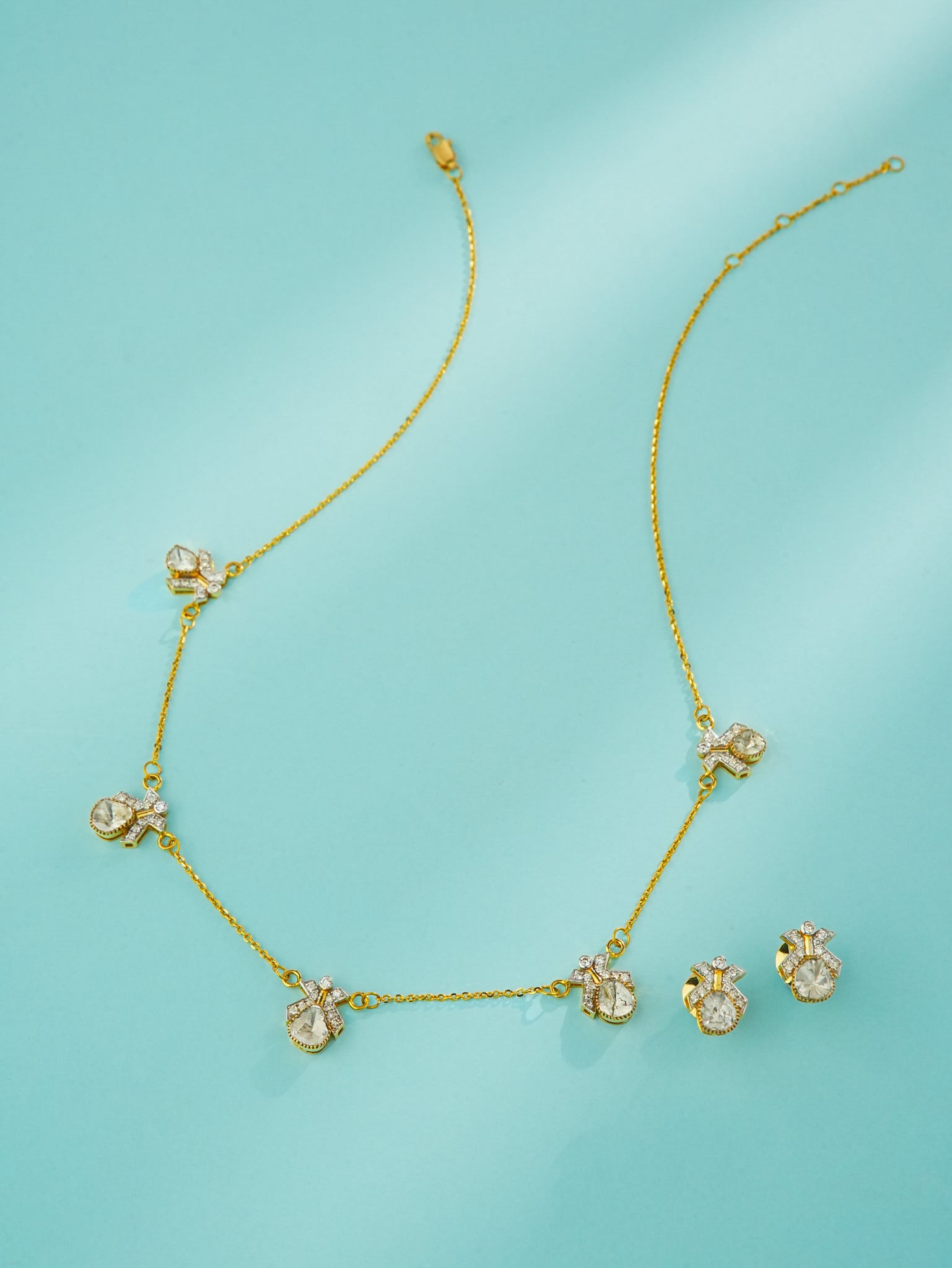 Zoe Polki And Diamond Necklace