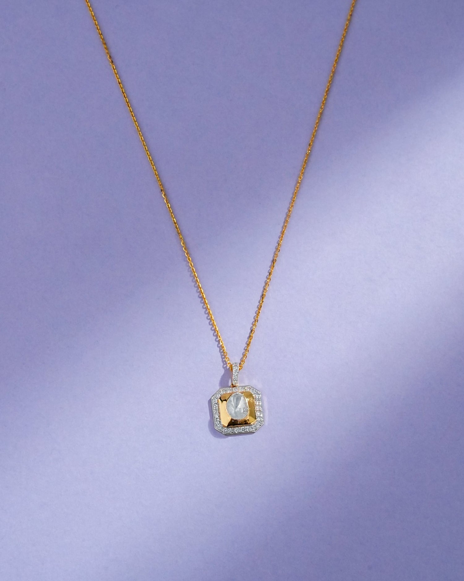 Anna Polki And Diamond Pendant
