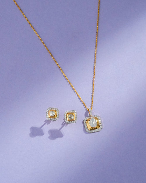 Anna Polki And Diamond Pendant