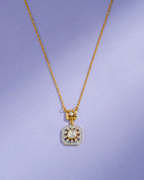 Ariana Polki And Diamond Pendant