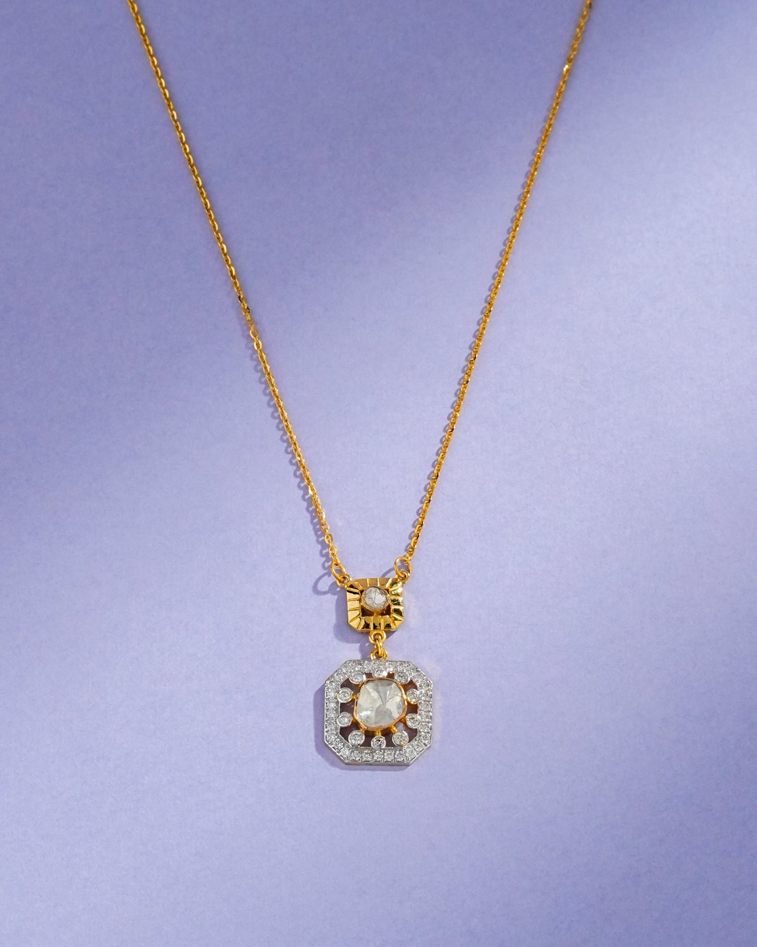 Ariana Polki And Diamond Pendant