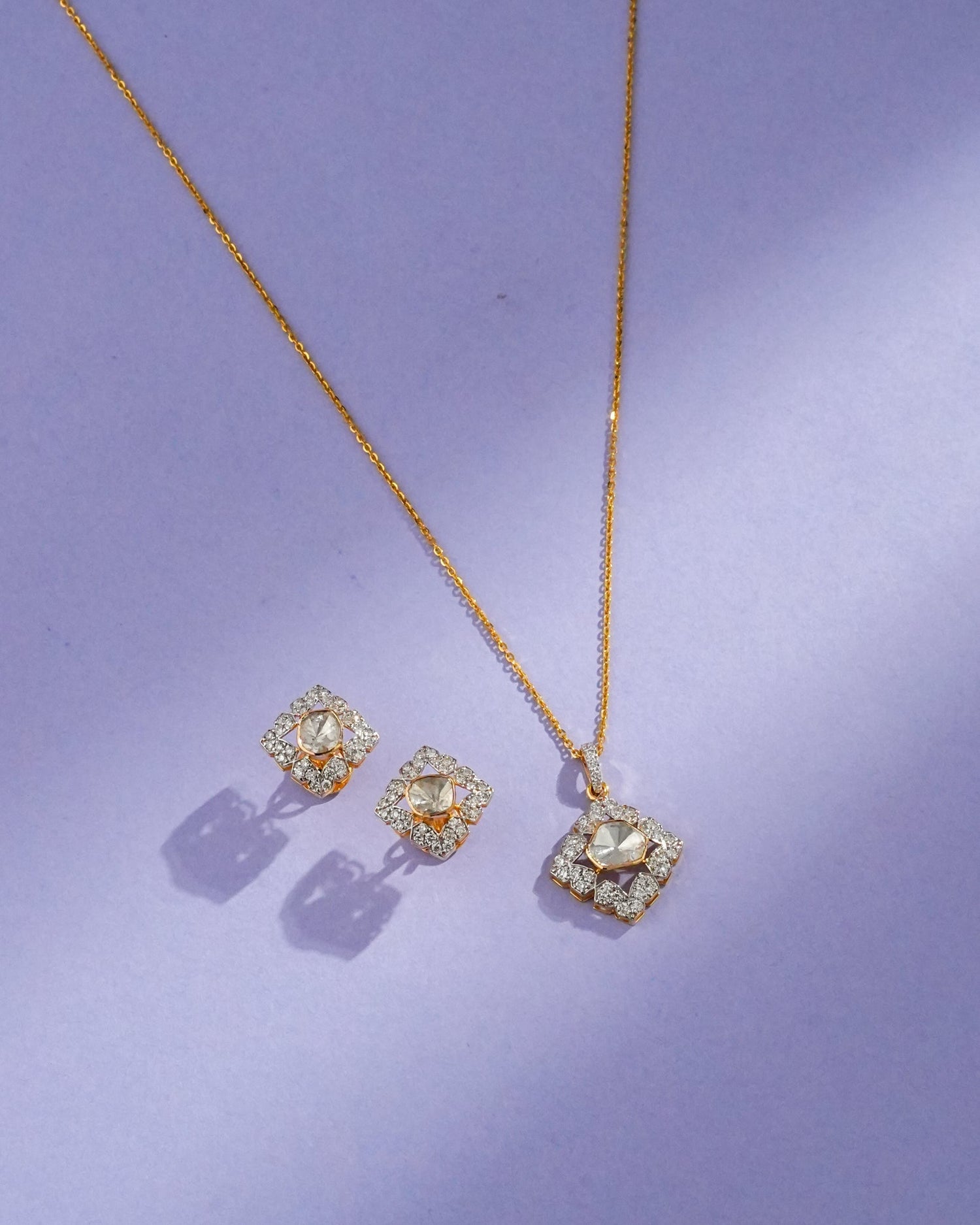 Aaliyah Polki And Diamond Pendant