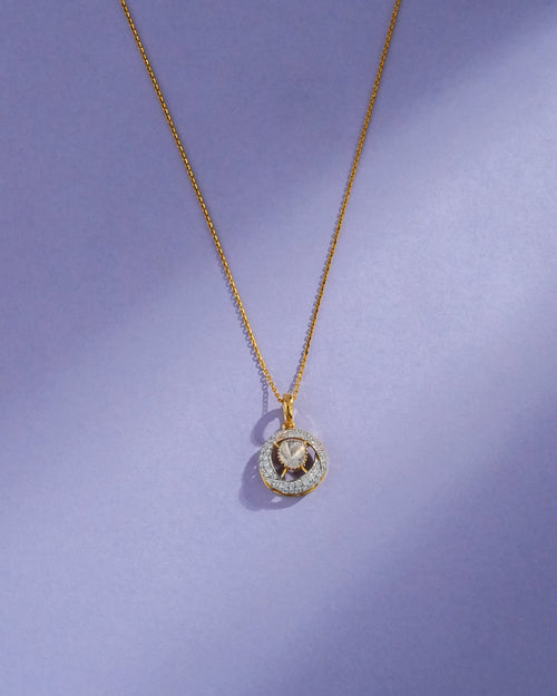 Ayla Polki And Diamond Pendant