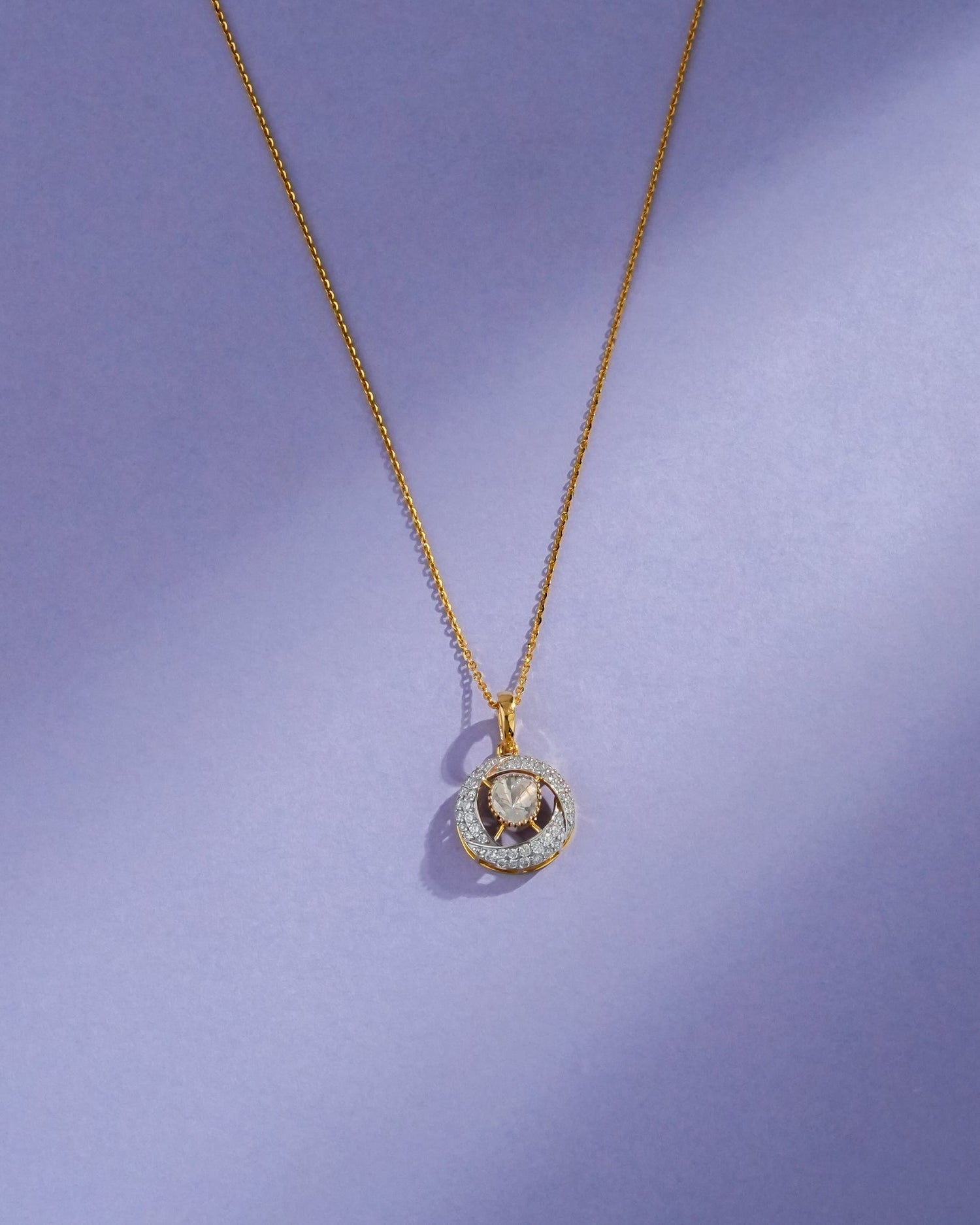 Ayla Polki And Diamond Pendant