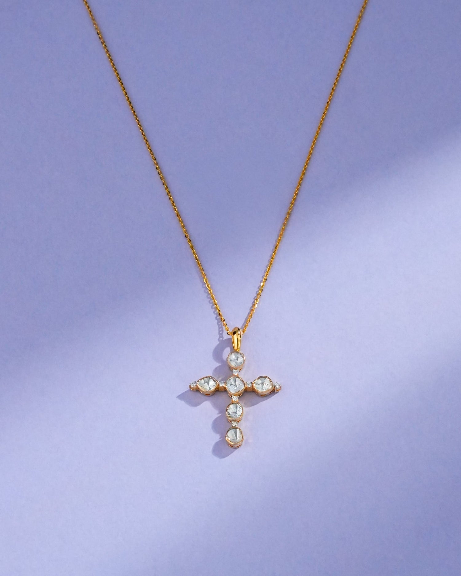 Vivian Polki And Diamond Pendant