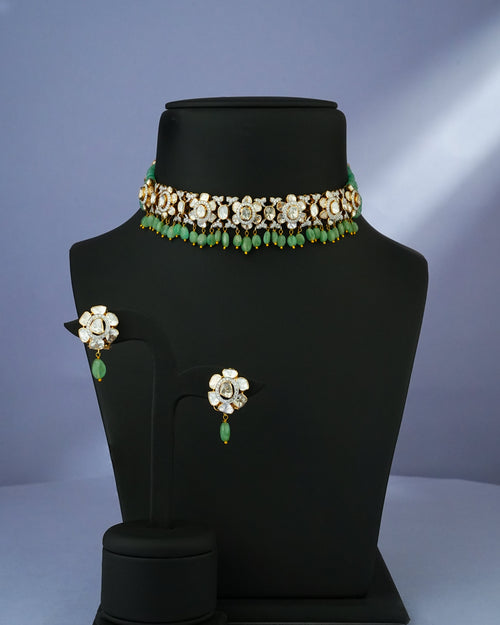Eleanor Polki And Diamond Hoops