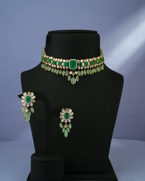 Laira Polki And Diamond Necklace
