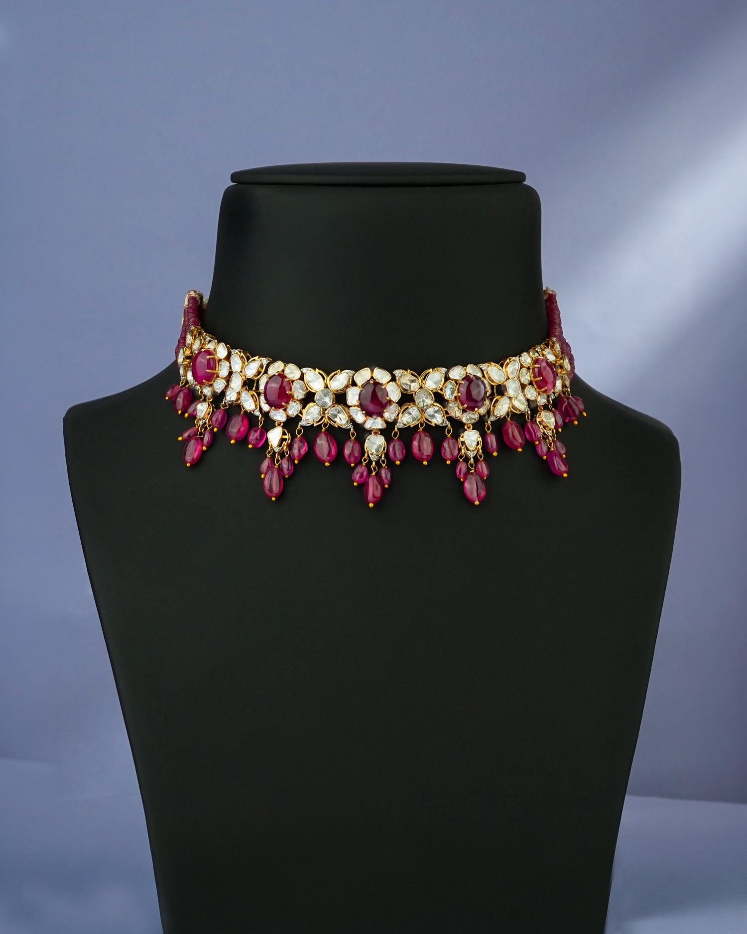 Nora Polki And Diamond Necklace