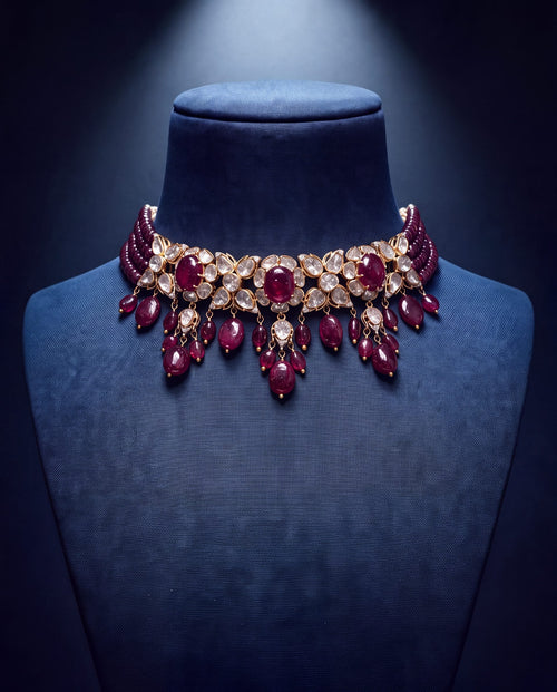 Clara Polki And Diamond Necklace