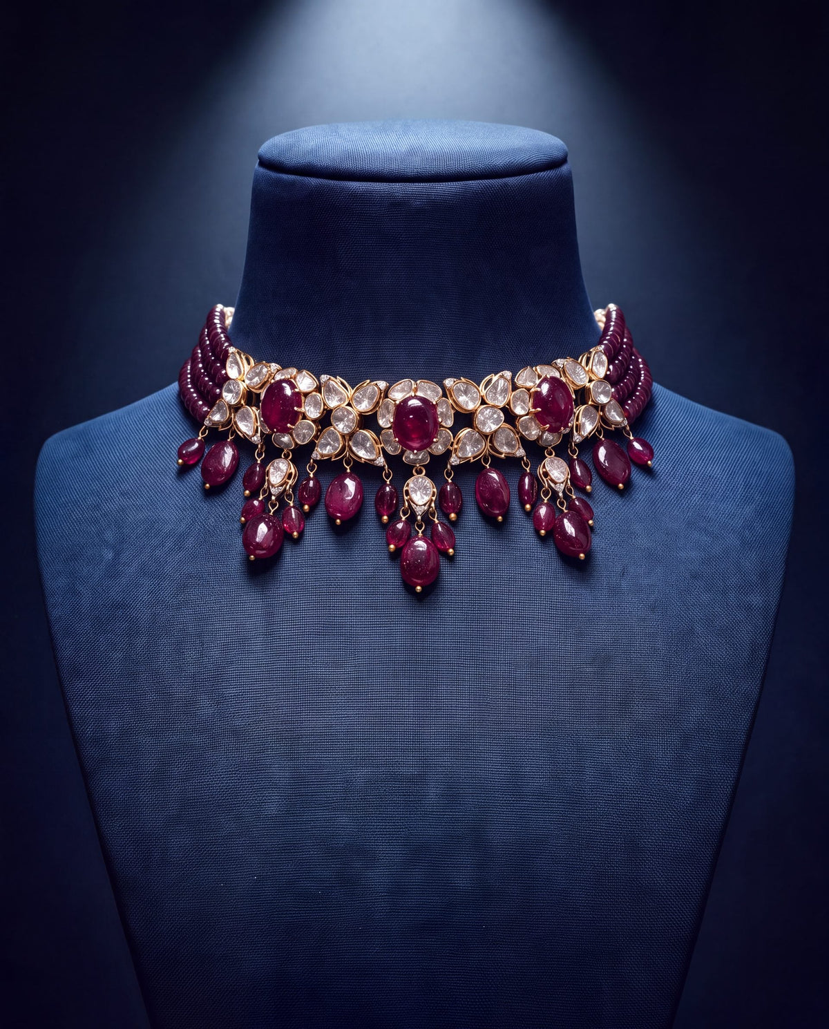 Clara Polki And Diamond Necklace