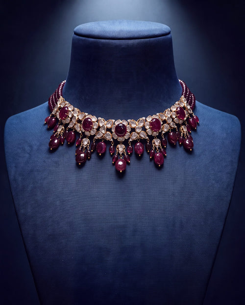Clara Polki And Diamond Necklace