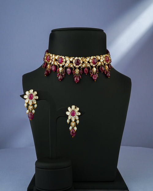 Clara Polki And Diamond Necklace