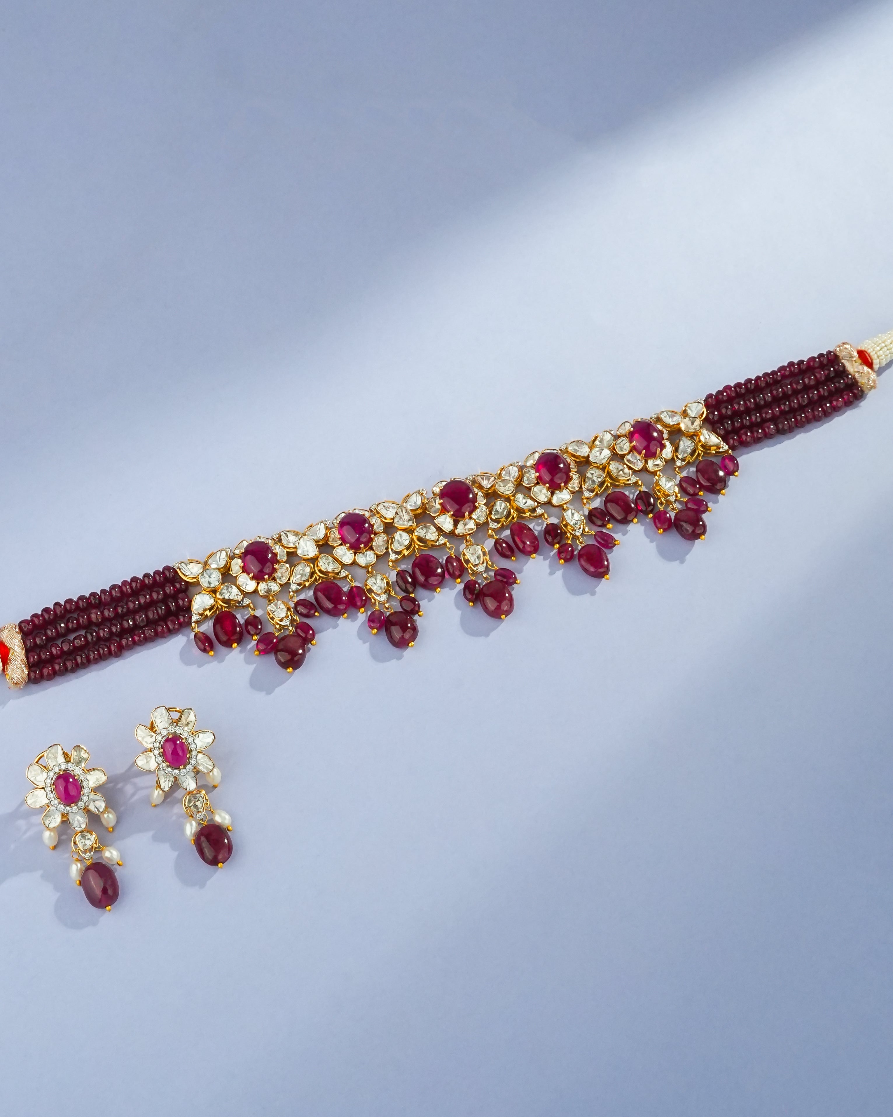 Clara Polki And Diamond Necklace