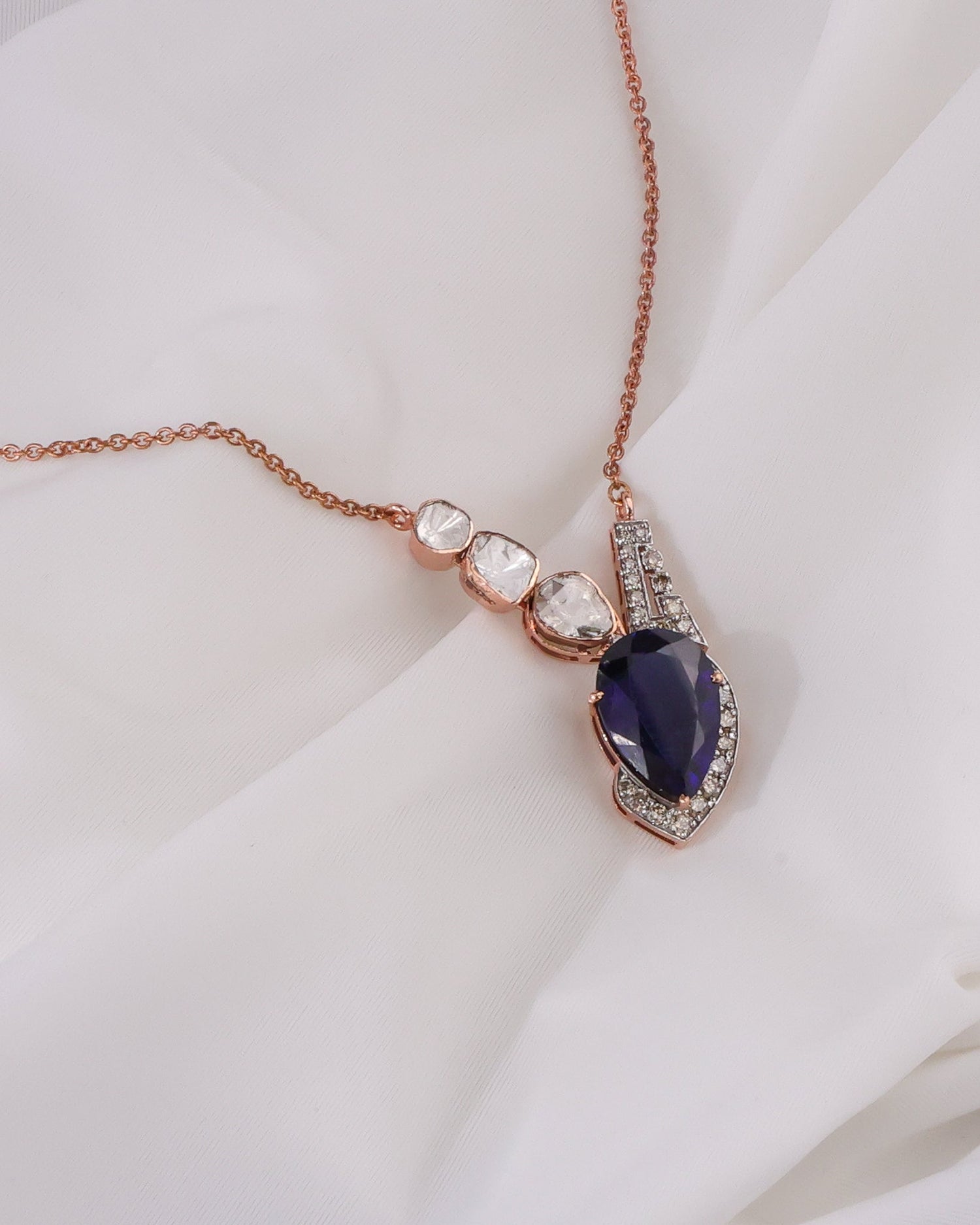 Yana Polki And Diamond Pendant
