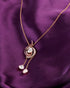 Yasna Polki And Diamond Pendant