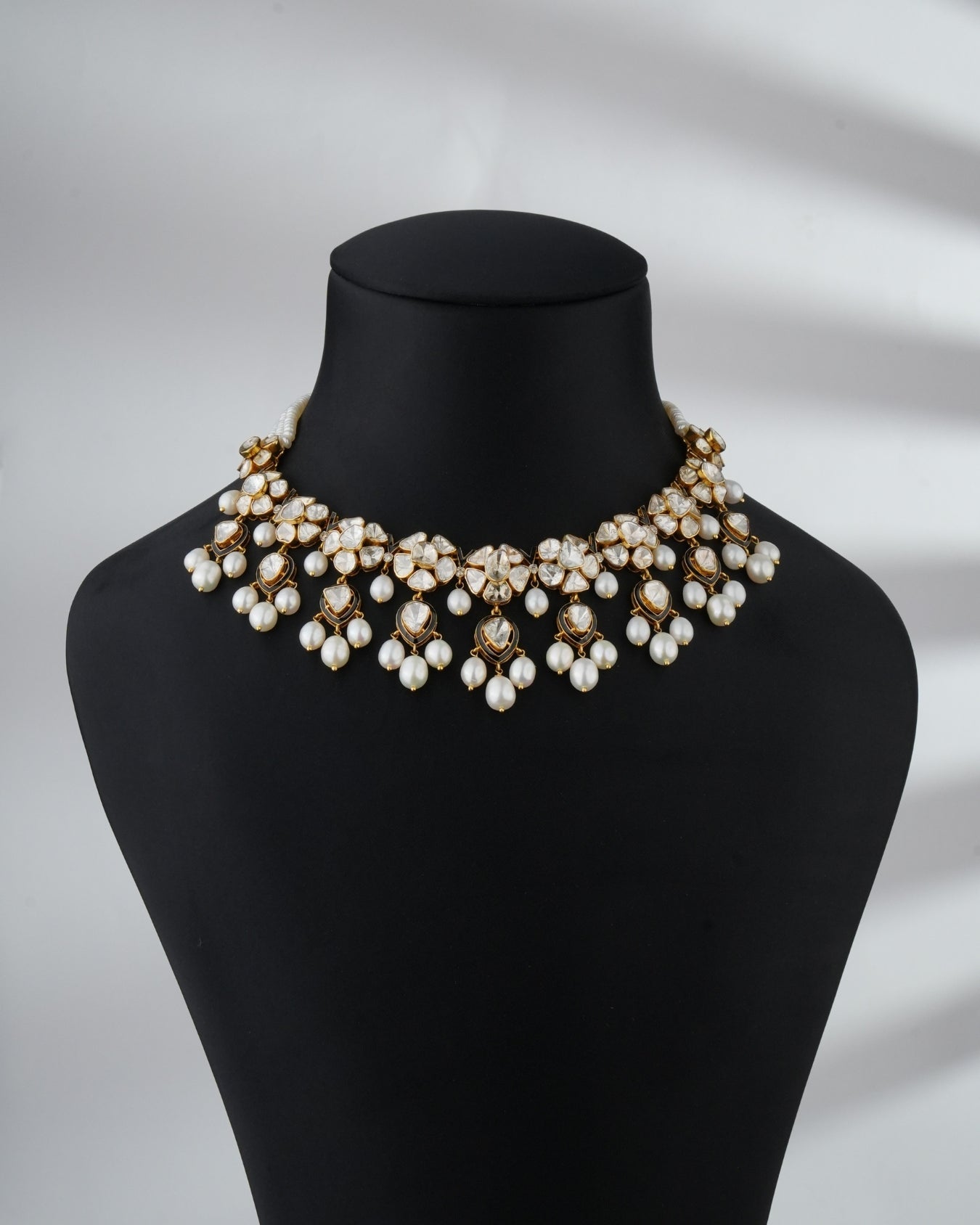 Maya Polki And Diamond Necklace