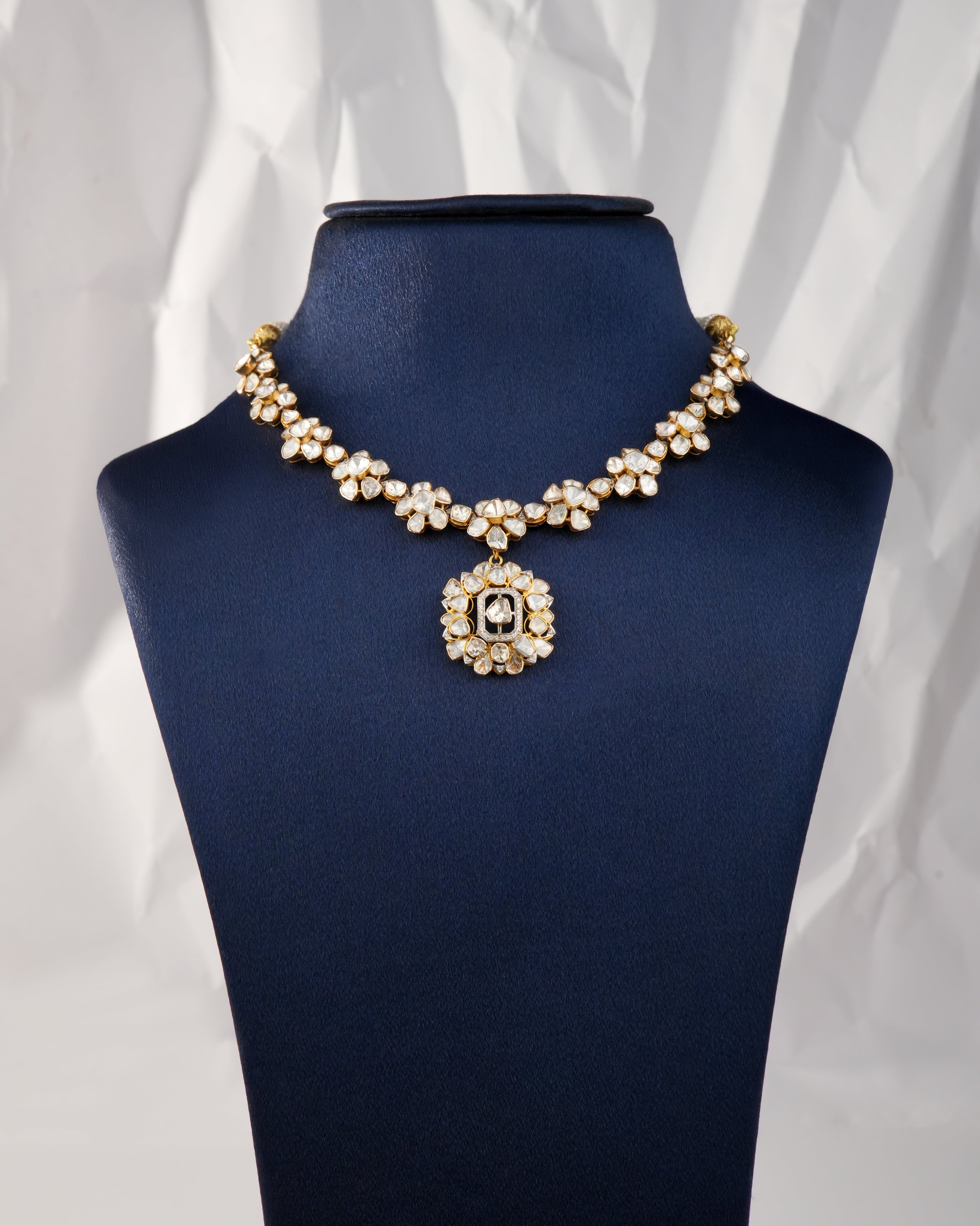 Casey Polki And Diamond Necklace