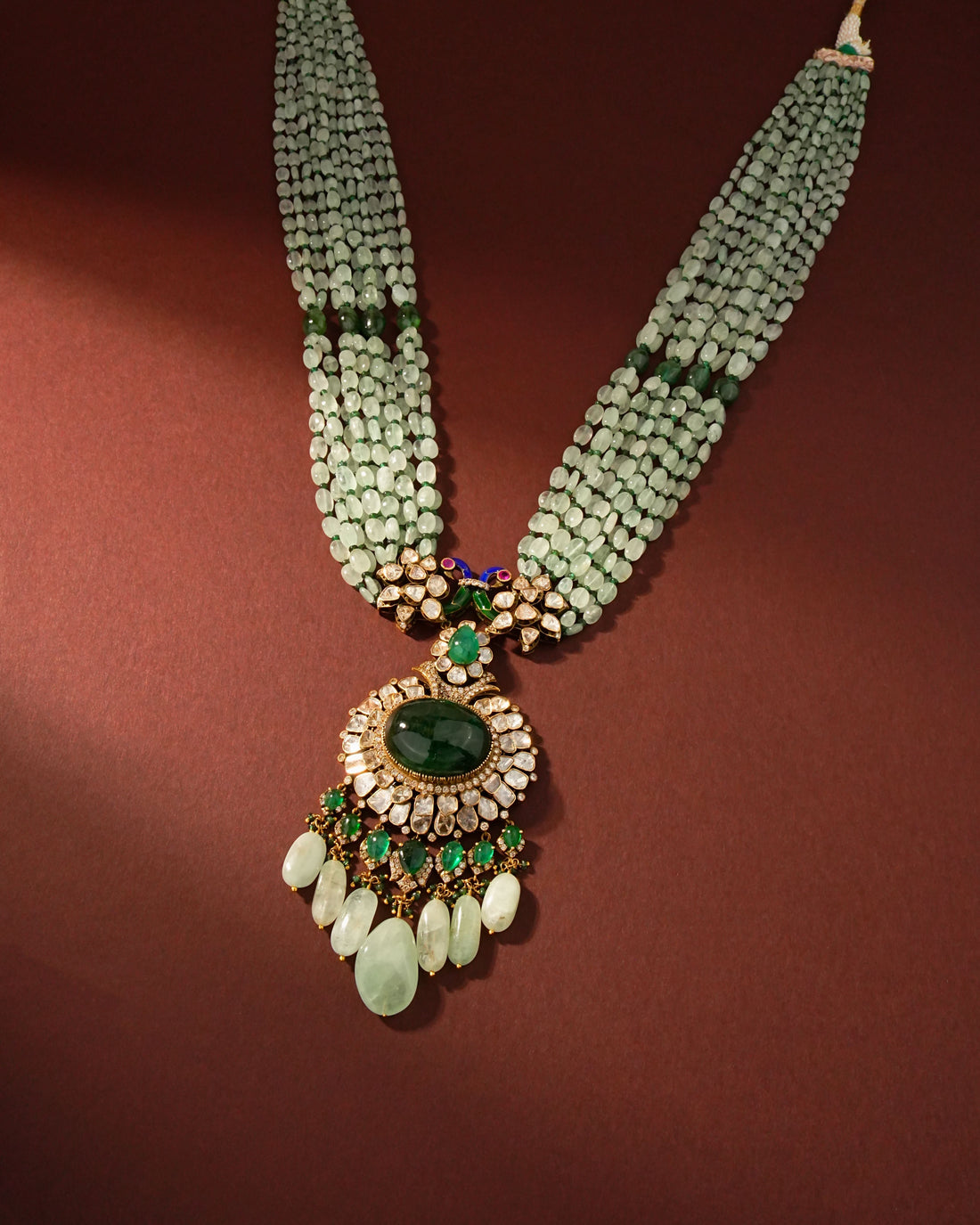 Anupriya Polki And Diamond Bead Pendant - NO ORDERS