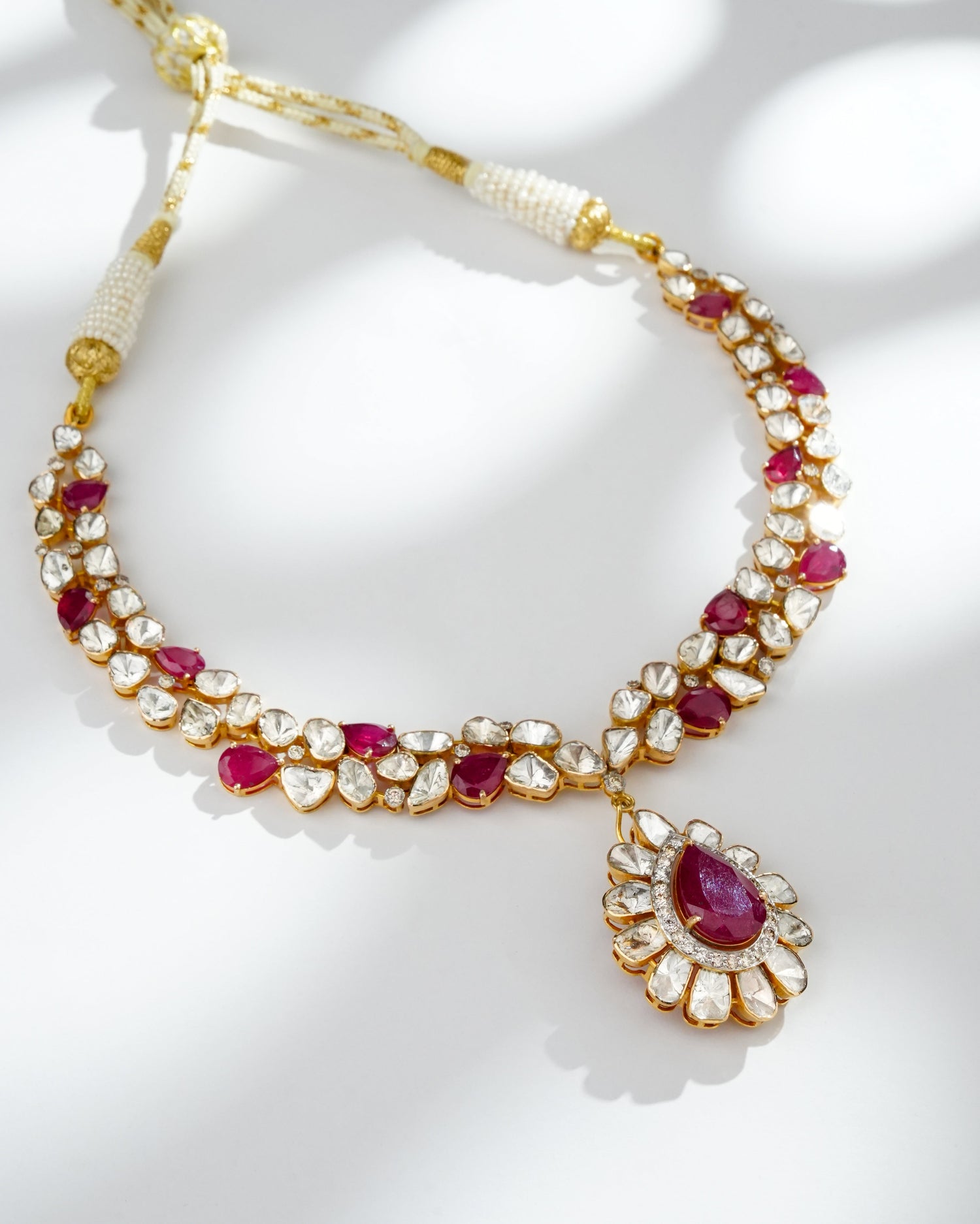 Medha Polki And Diamond Necklace