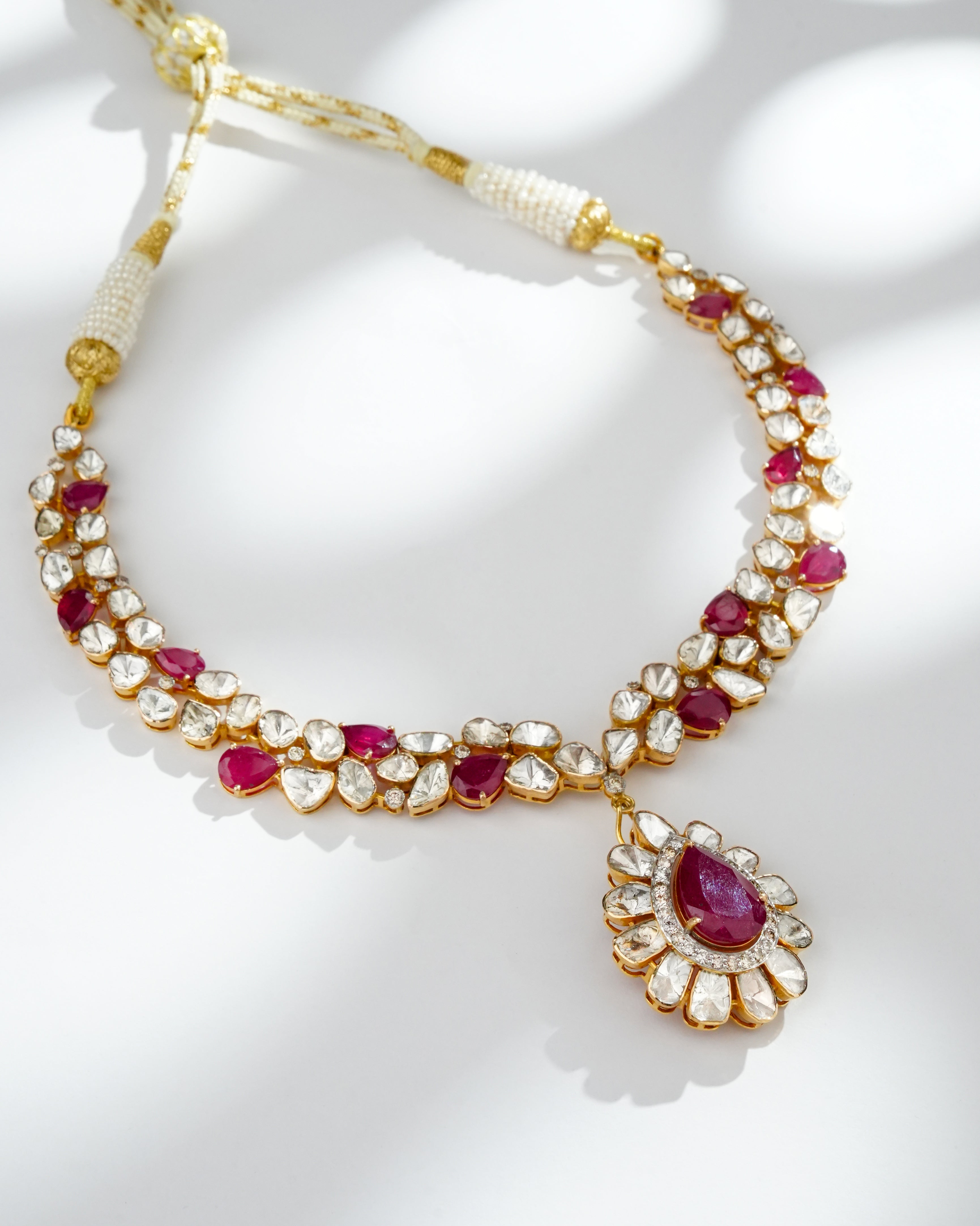 Medha Polki And Diamond Necklace