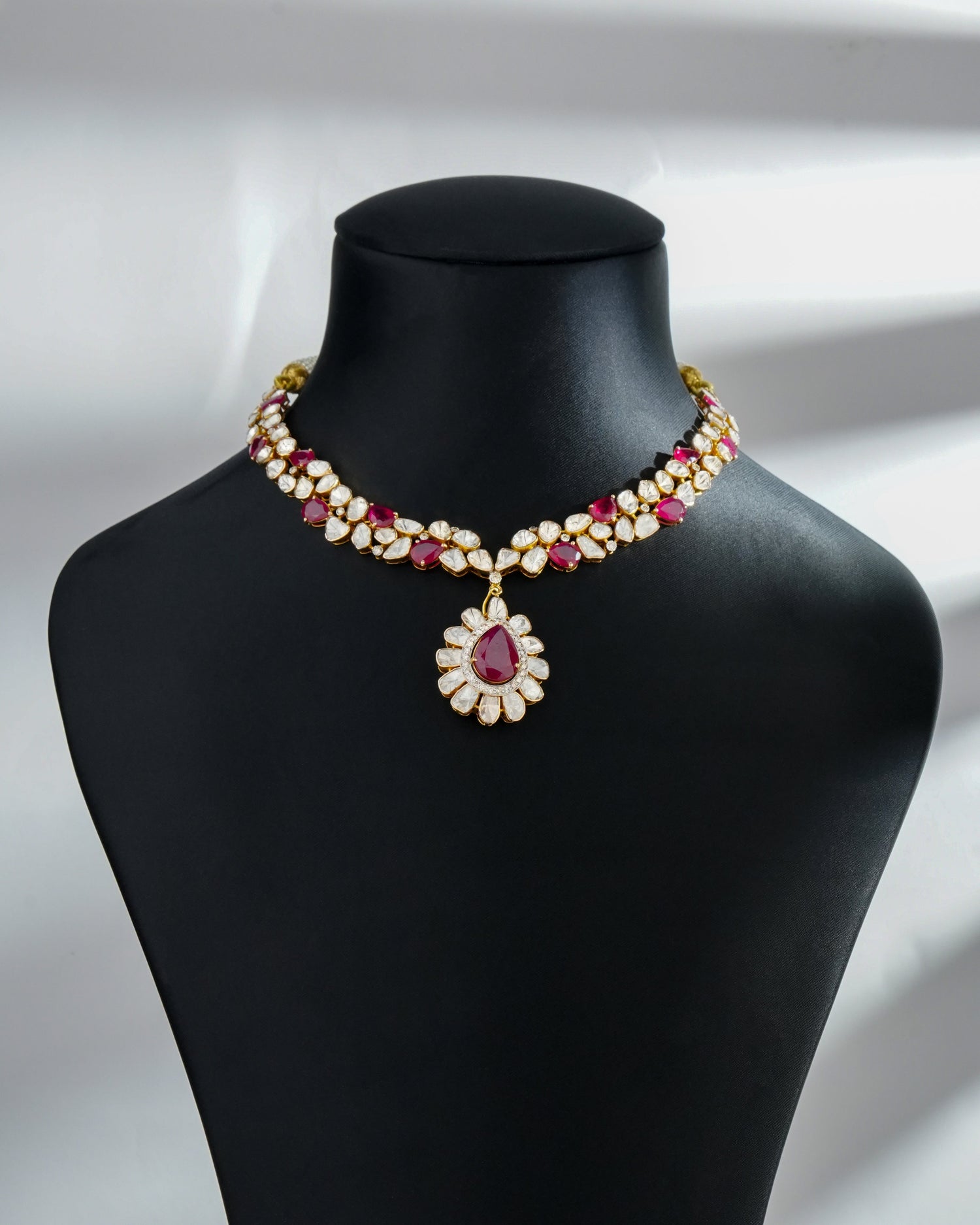 Medha Polki And Diamond Necklace