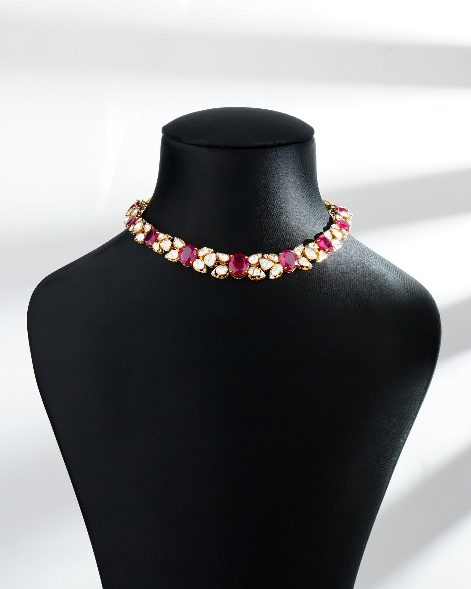 Nuala Polki And Diamond Necklace