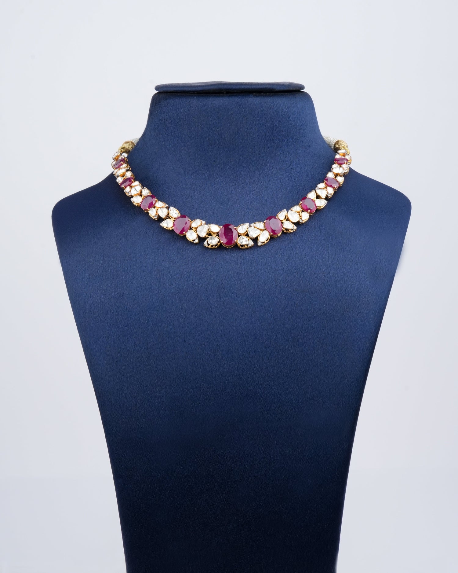 Nuala Polki And Diamond Necklace