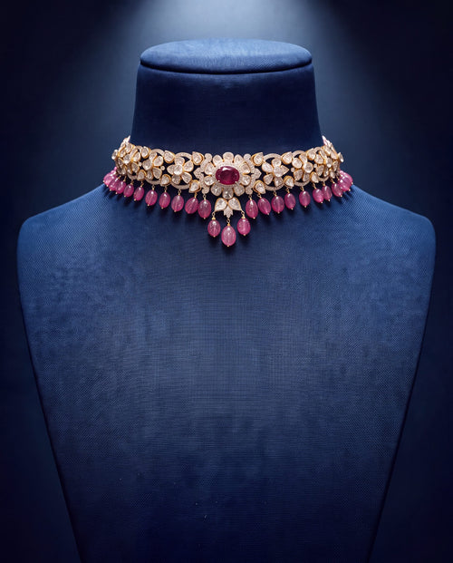 Mina Polki And Diamond Choker