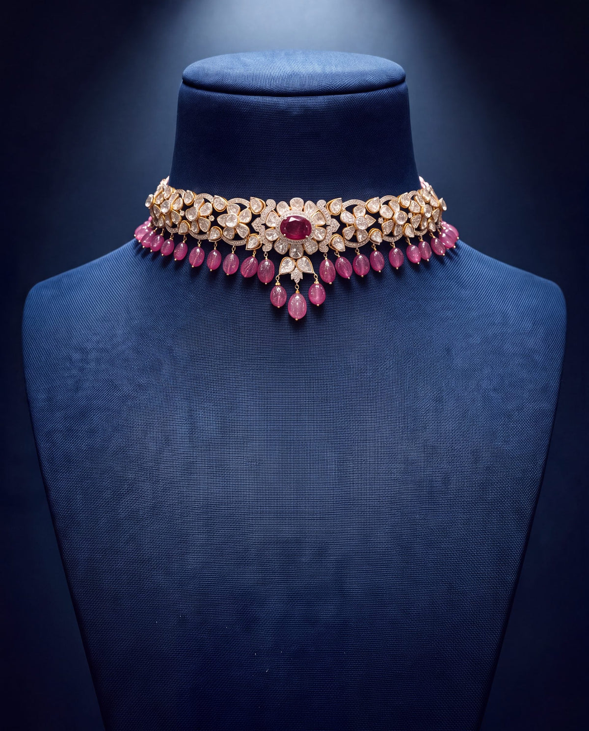 Mina Polki And Diamond Choker