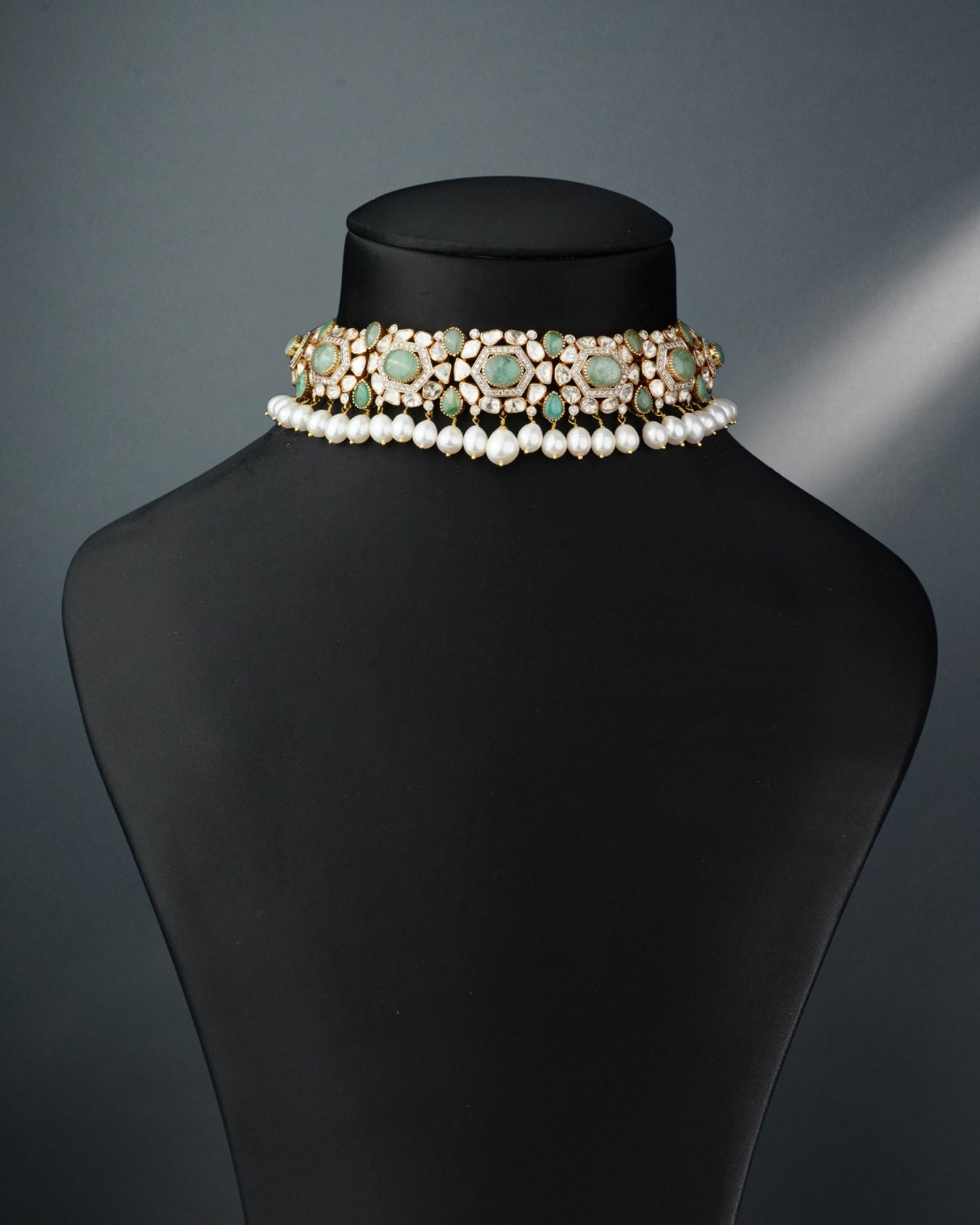 Amisha Polki And Diamond Choker