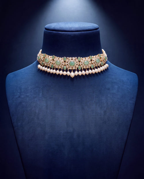 Amisha Polki And Diamond Choker