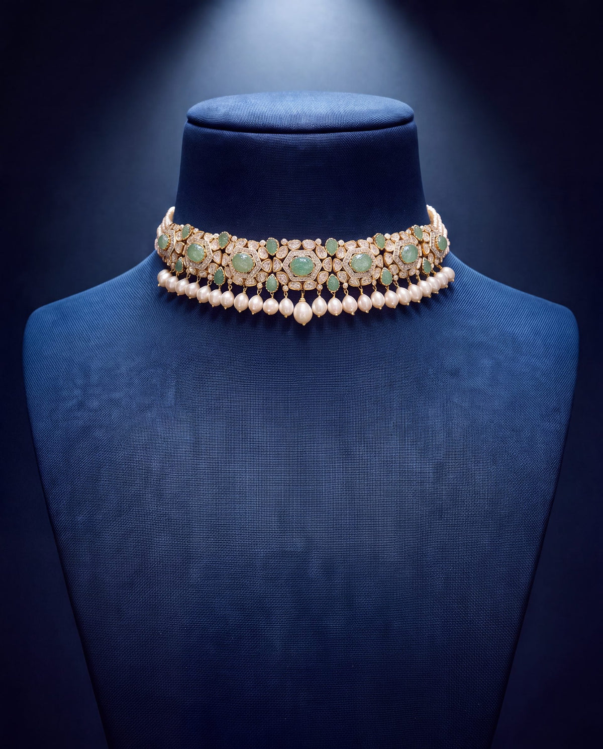 Amisha Polki And Diamond Choker