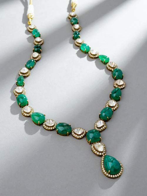 Adelyn Polki And Diamond Necklace