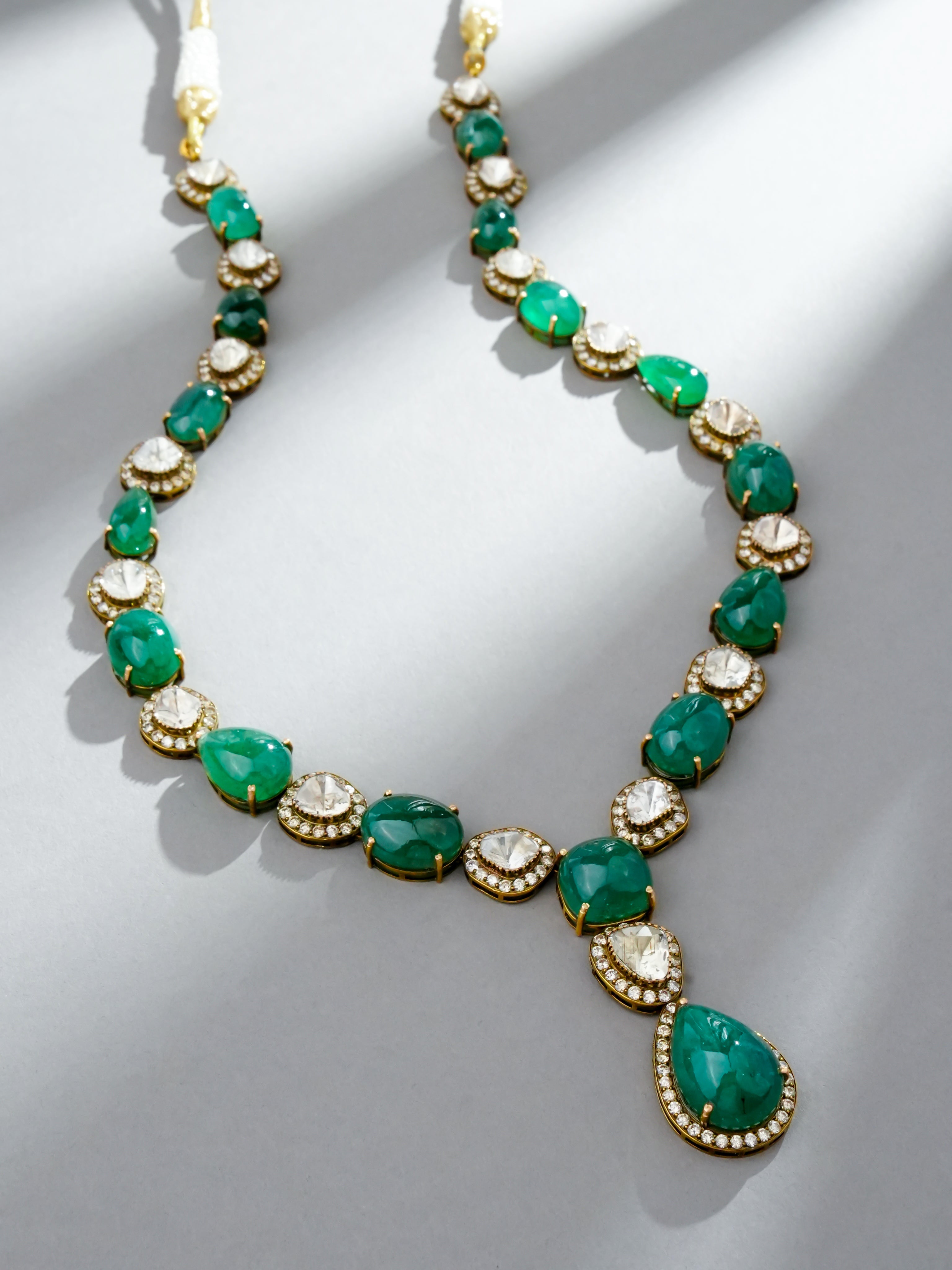 Adelyn Polki And Diamond Necklace