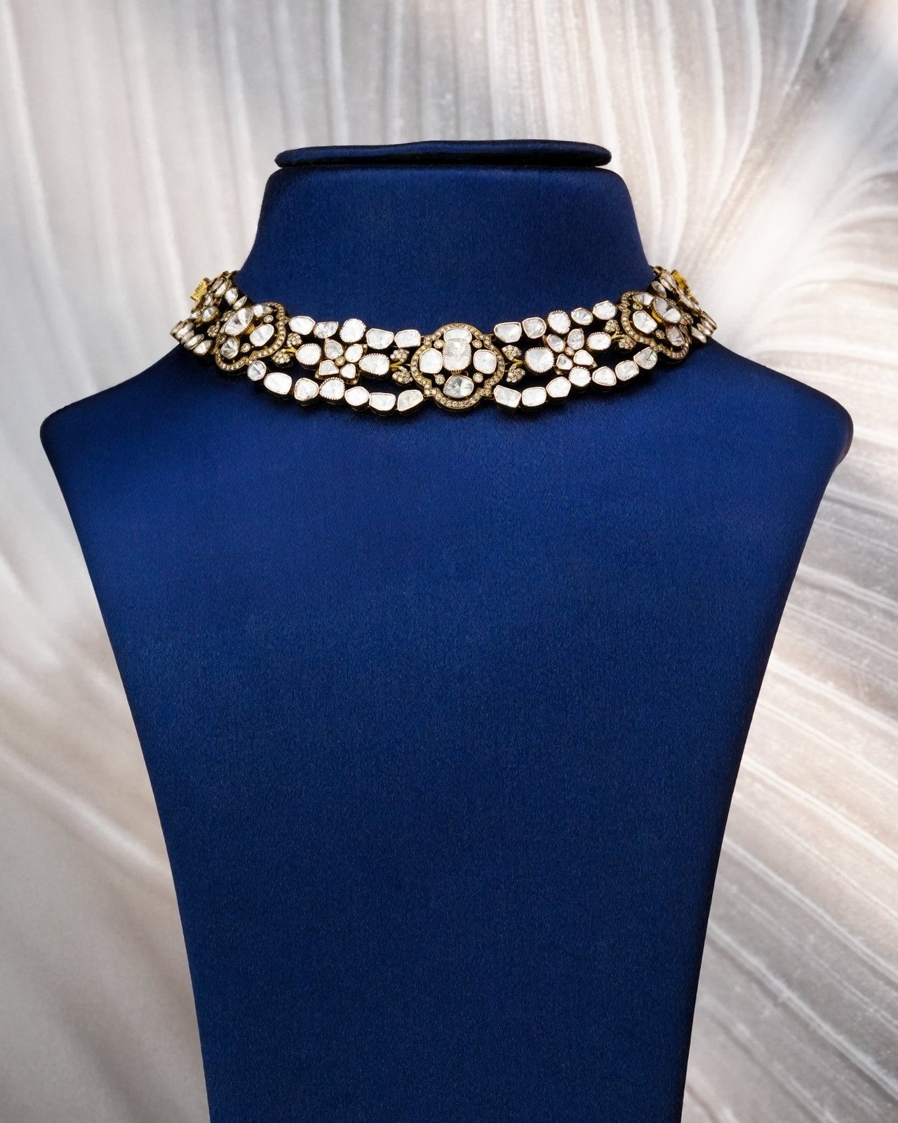 Saabira Polki And Diamond Necklace