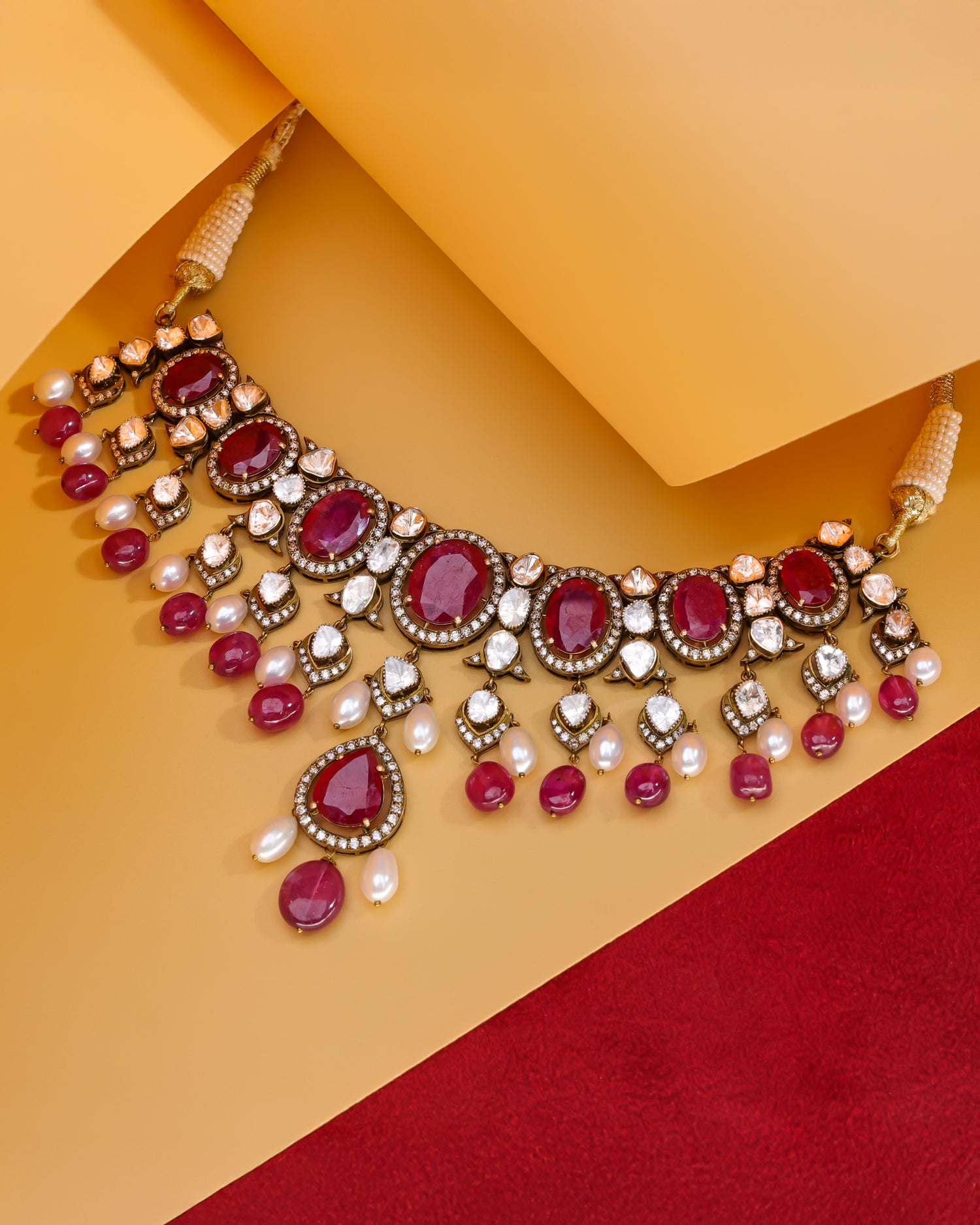 Kusha Kapila - Lia Polki And Diamond Choker