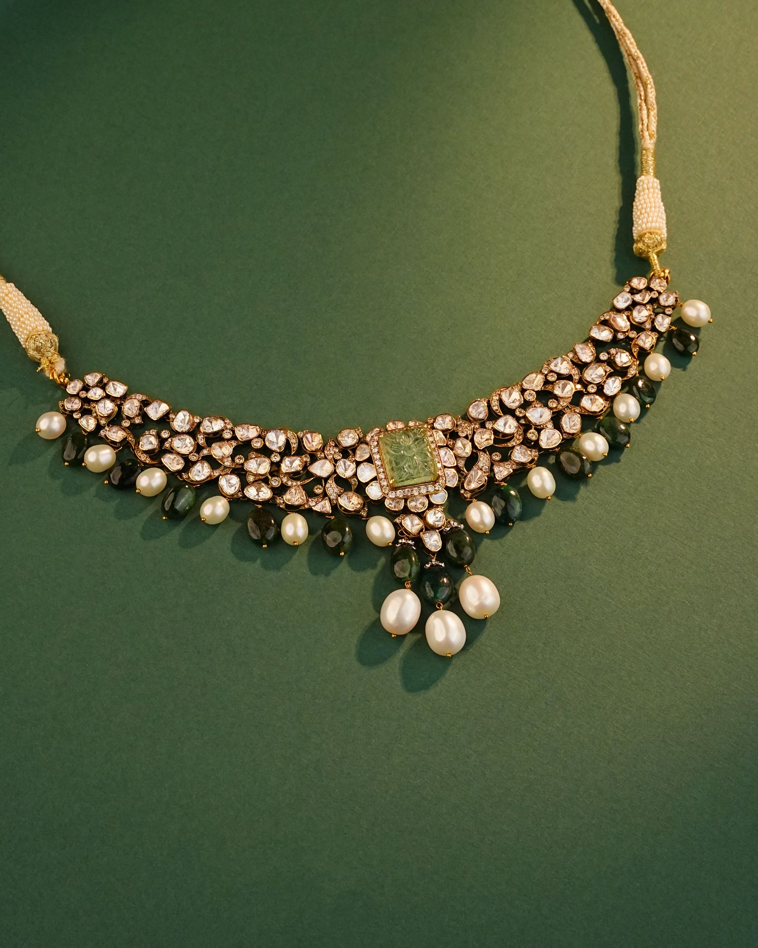 Faerith Polki And Diamond Choker