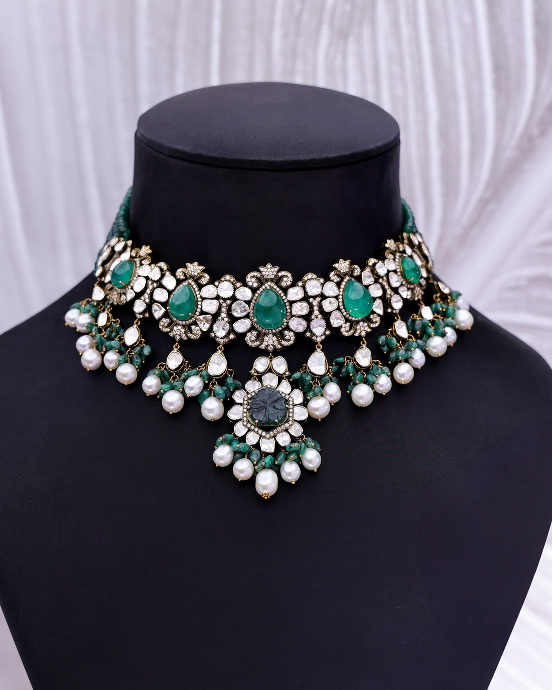 Aitana Polki And Diamond Choker