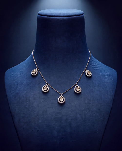 Cynae Polki And Diamond Necklace