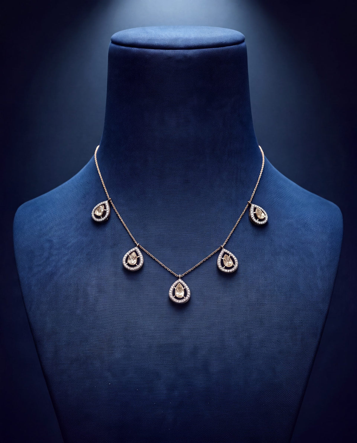 Cynae Polki And Diamond Necklace