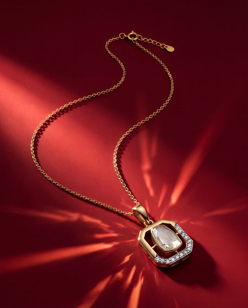 Namrata Polki And Diamond Pendant