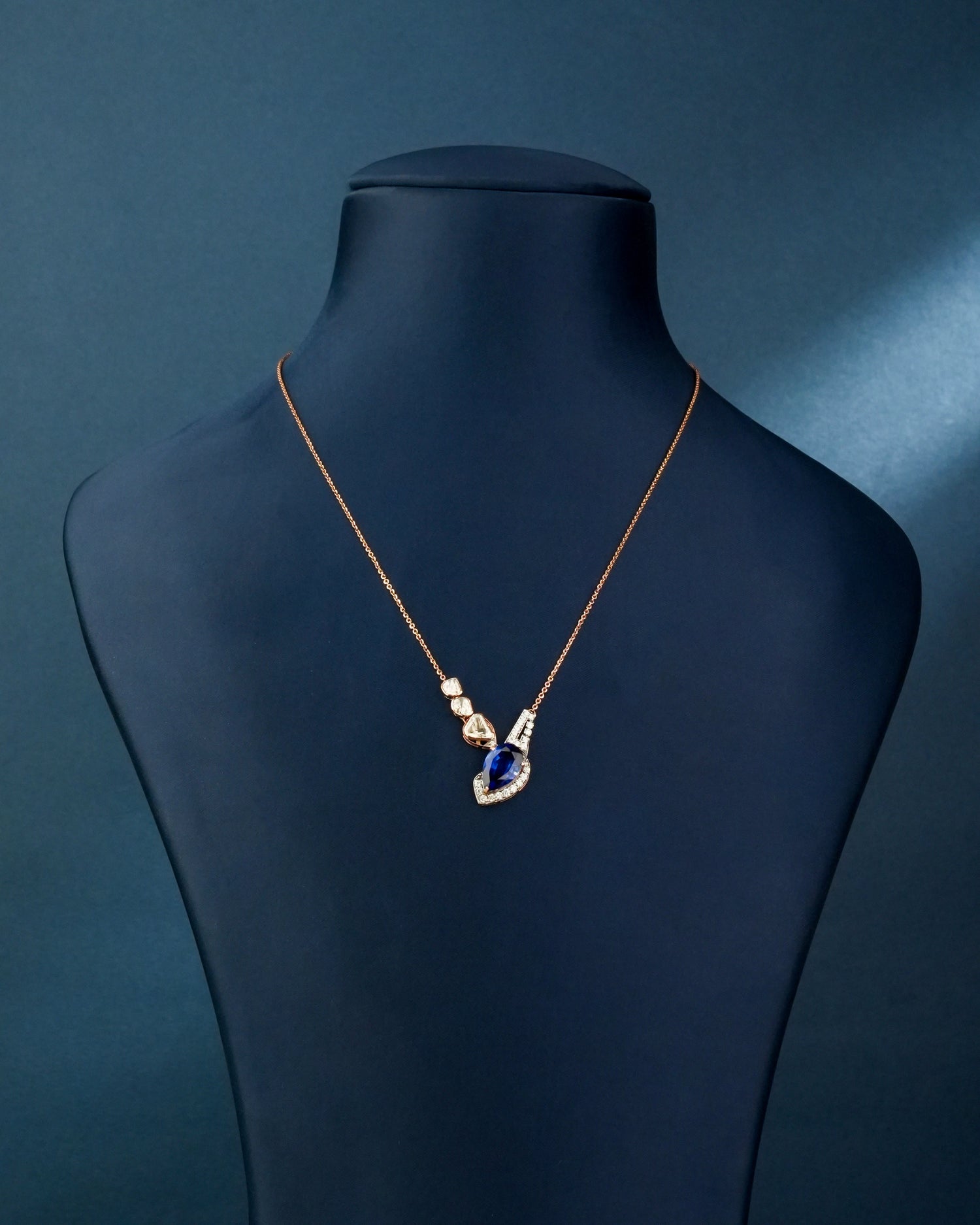 Yana Polki And Diamond Pendant