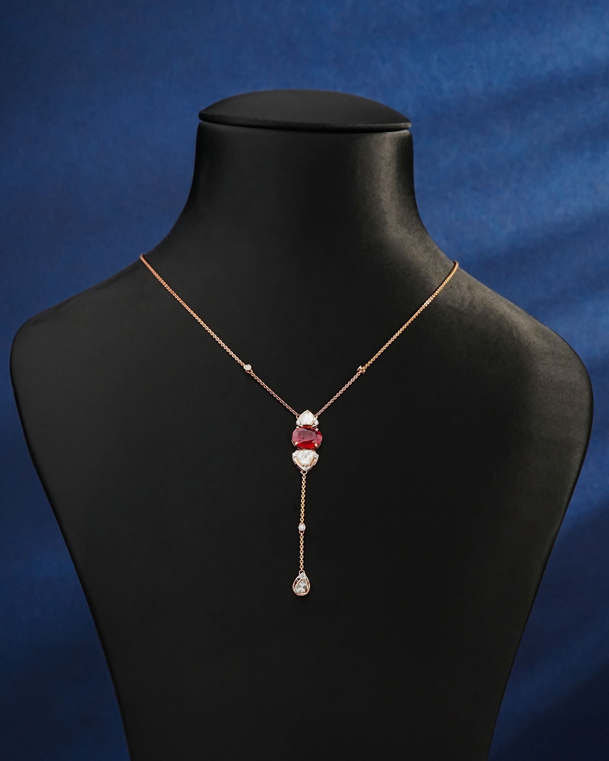Manasvi Polki And Diamond Pendant