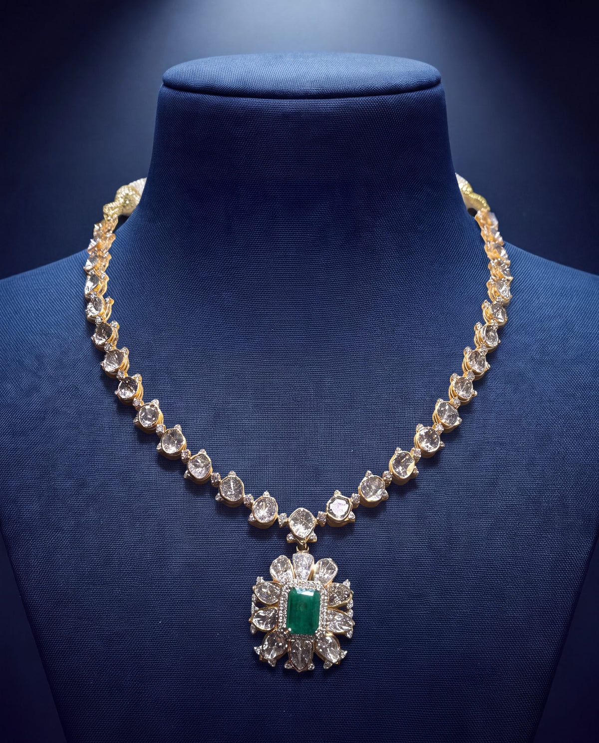 Kim Polki And Diamond Necklace
