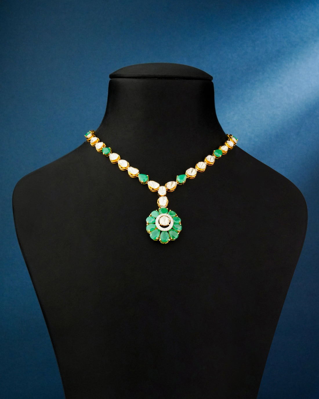 Mausam Polki And Diamond Necklace