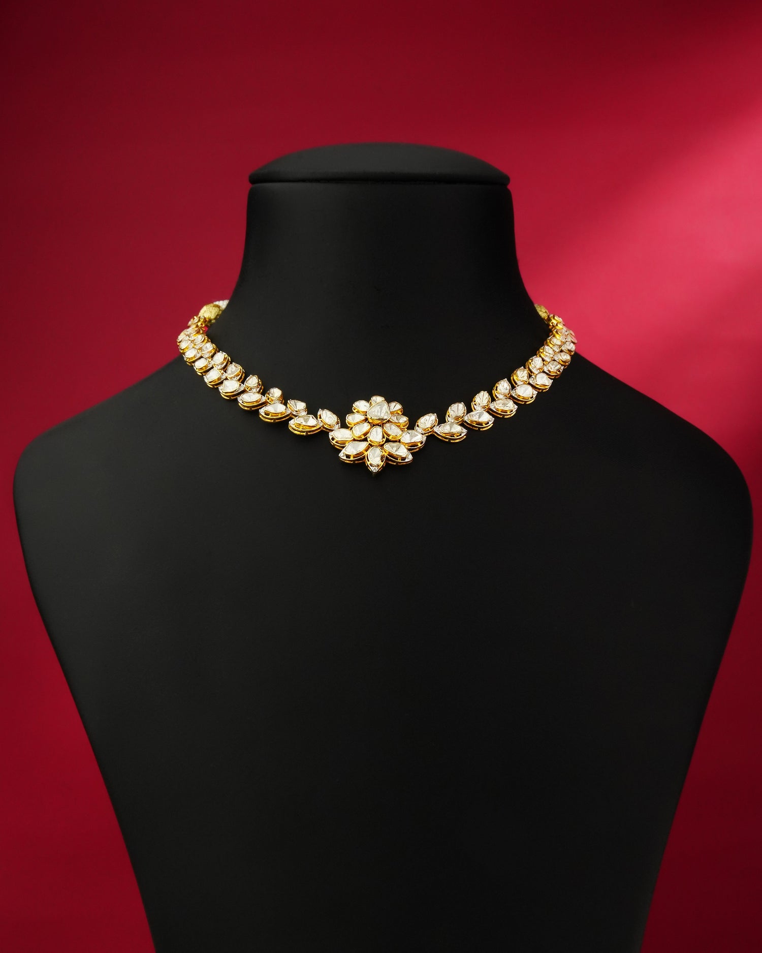 Maren Polki And Diamond Necklace