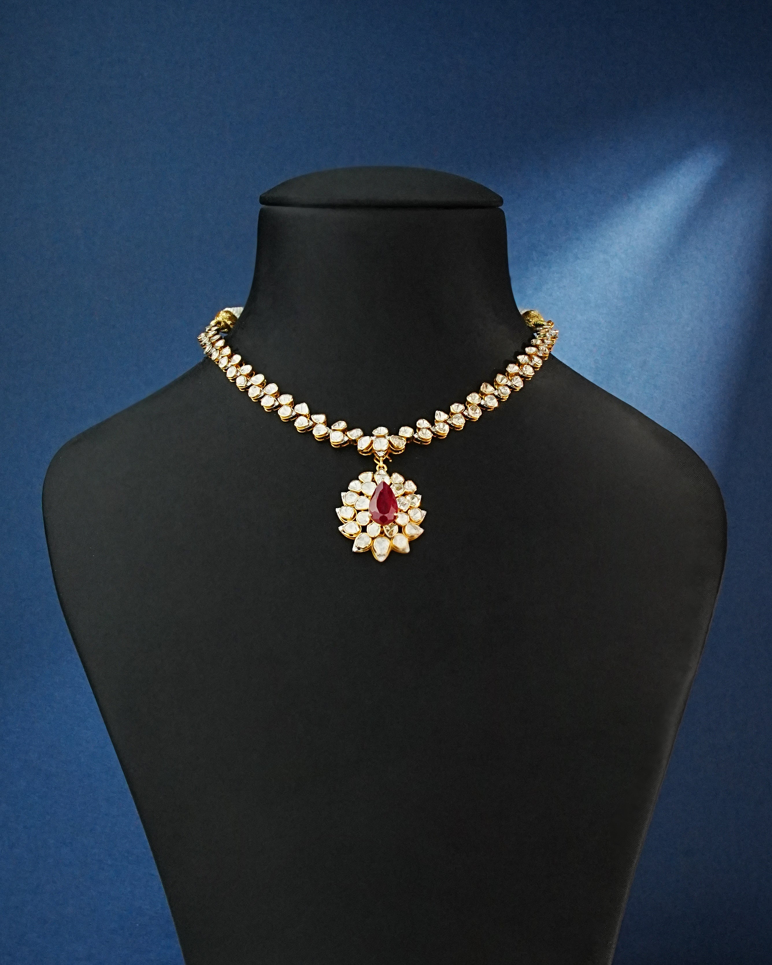 Orenia Polki And Diamond Necklace