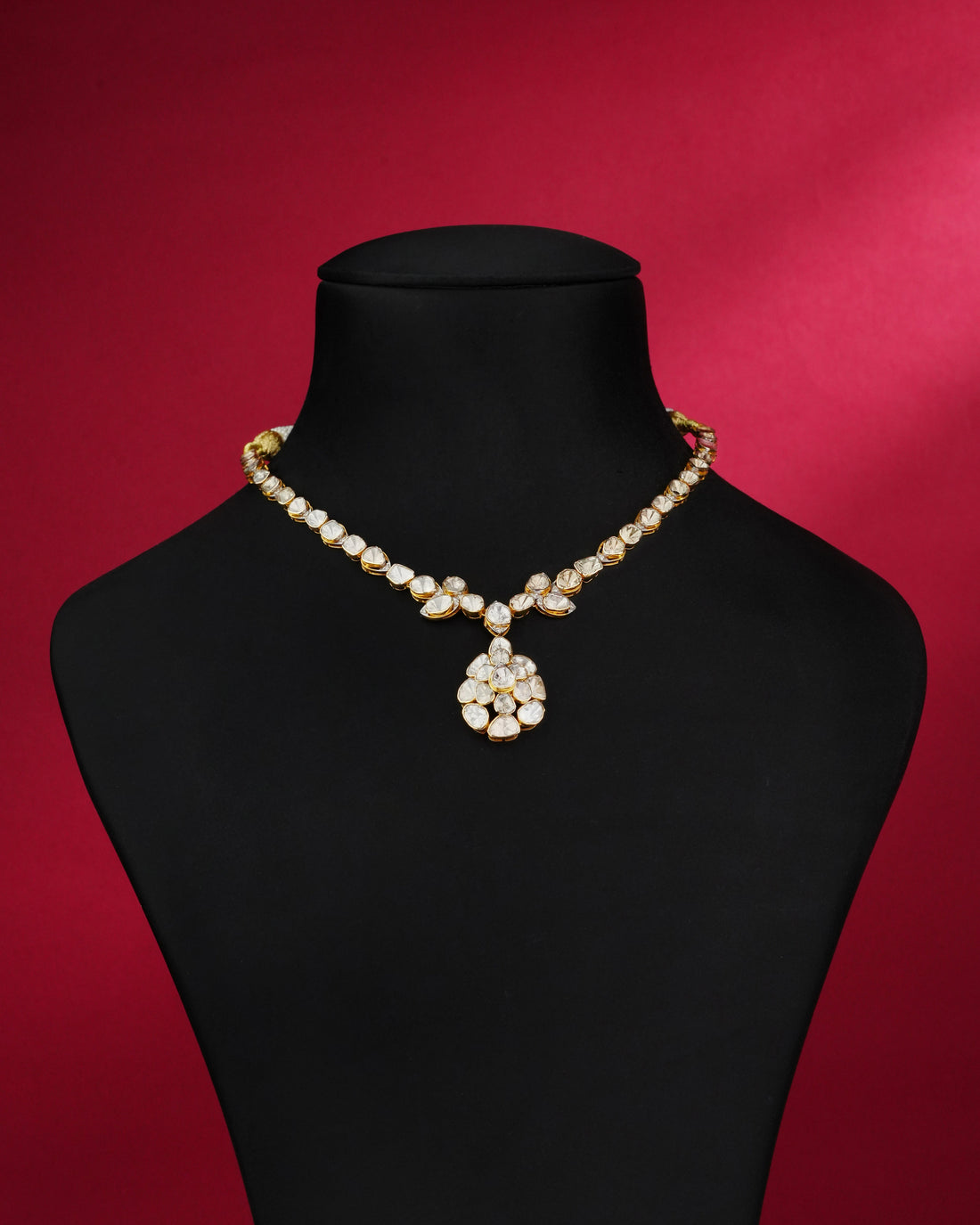 Kira Polki And Diamond Necklace